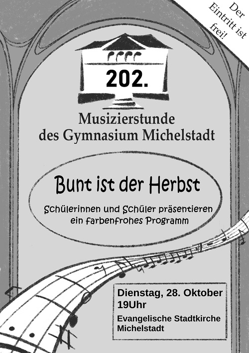 202 Plakat Konzert Gymnasium