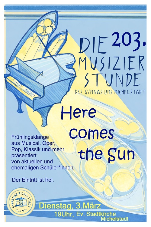 Konzert GyMi 3.3. Plakat
