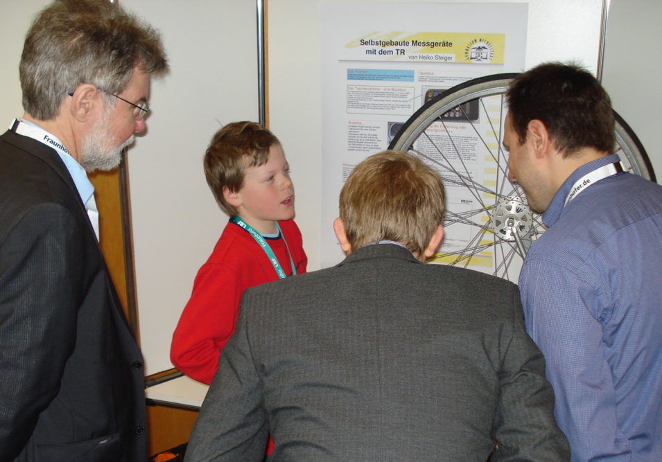 Präsentation: Heiko Steiger mit der Jury